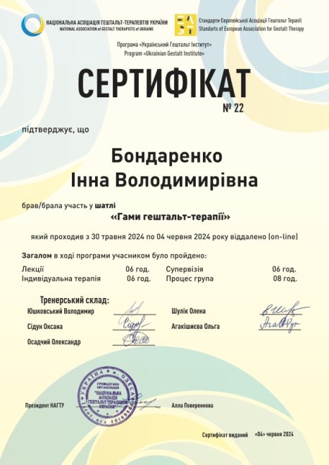 Conferensiya Gammi gestalt terapii